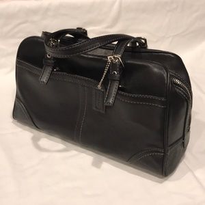 Coach Black Leather Handbag